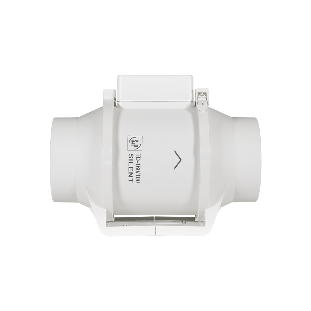 S&P TD 160/100 N Silent Plastik Yuvarlak Karma Akışlı Kanal Tipi Fan [180m³/h]