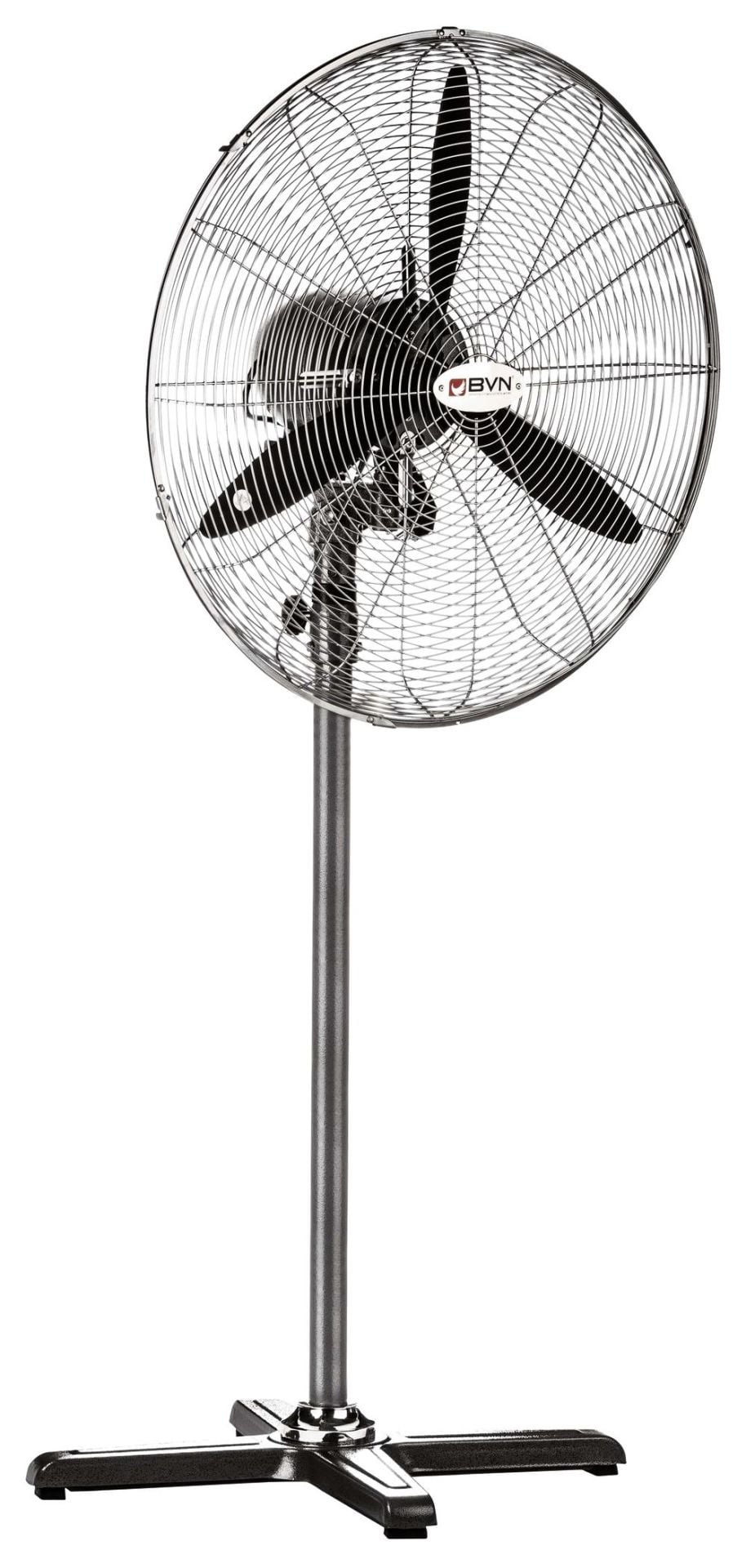 Bahçıvan BSV 500 Siyah 3 Kanatlı 50cm Sanayi Tipi Ayaklı Vantilatör