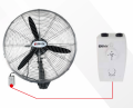 Bahçıvan BSV-D 750 3 Kanatlı 75cm Sanayi Tipi Duvar Vantilatör